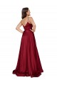 Lombar Azul Francês Linha A Amor Comprimento Chão Vestidos de Madrinha / Vestidos de Noite / Vestidos de Festa Acessíveis