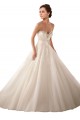 Marfim Vestido de Baile Amor Comboio Capela Vestido de Noiva Acessíveis