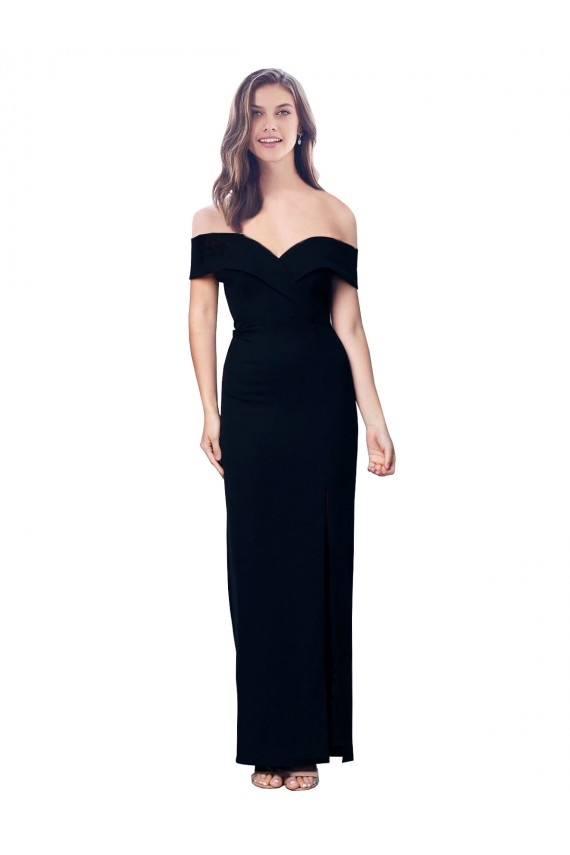 Preto Sereia Amor Comprimento Chão Vestidos de Madrinha / Vestidos de Noite / Vestidos de Festa Acessíveis
