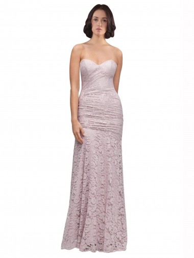 Sereia Amor Comprimento Chão Vestido de Madrinha / Vestido de Festa Acessíveis