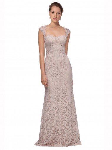 Sereia Amor Comprimento Chão Longo Vestidos de Madrinha / Vestidos de Festa Acessíveis