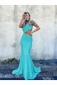 Sereia Um Ombro Comboio Varredela Vestidos de Festa Acessíveis