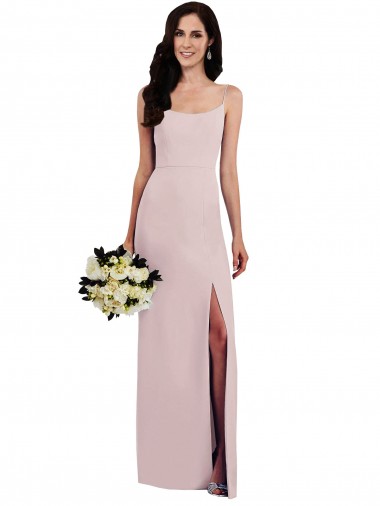Costas em V Trombeta Alças finas Comprimento Chão Vestidos de Madrinha / Vestidos de Noite / Vestidos de Festa Acessíveis